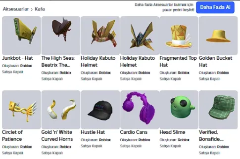 RBL2866 40 Offsale Items Junkbot Beatrix The Pirate Holiday Kabuto Helmets Golden Bucket Hat Cardio Cans Spider Cola Crystalline Companion Ox Astro Pup (G)